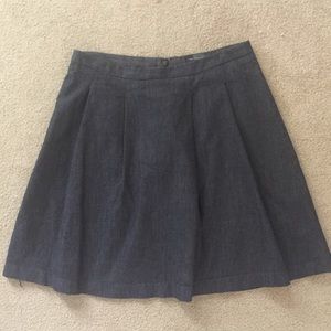 BOGO Adorable chambray skirt with subtle pleats